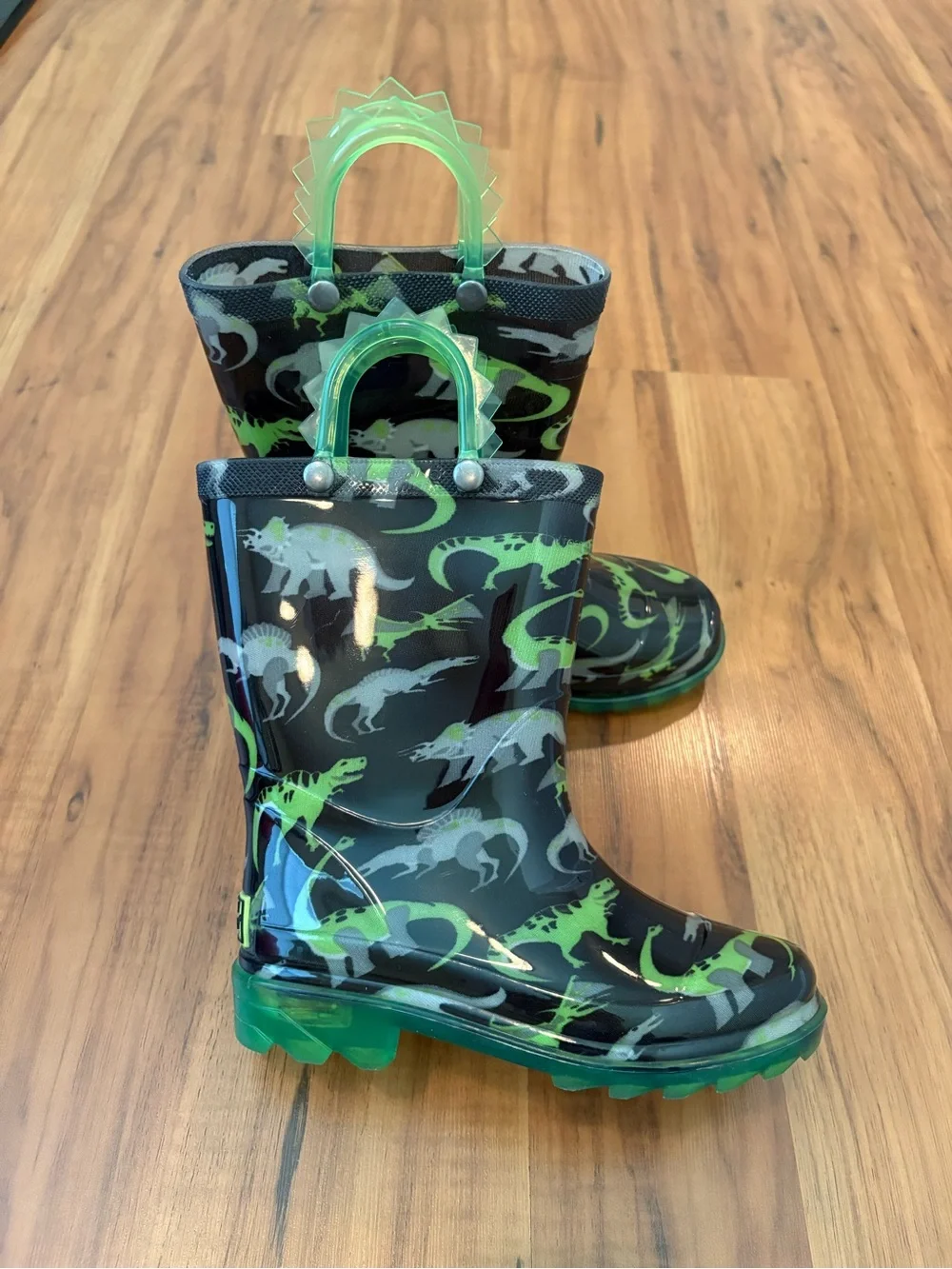 Western Chief Light-Up Dinosaur Rain Boots